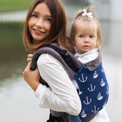 Ергономична раница Kinder Hop Basic - Marine