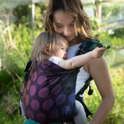 Ергономична раница Kinder Hop Multi Grow - Dots Rainbow