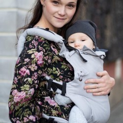 Ергономична раница Kinder Hop Multi Soft - Little Herringbone Ecru