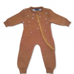 Гащеризон мериносова вълна Lambinoo - оранжево (размер: 0-3 месеца)