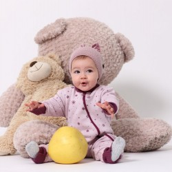 Гащеризон мериносова вълна Lambinoo - розов