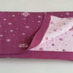 Мериносово одеало Lambinoo двулицево - в тъмно и светло розово