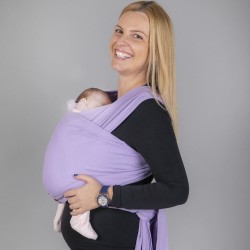 OmniaBaby еластичен слинг едноцветен - Люляк