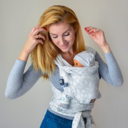 Регулируем мей тай слинг Nashsling - Листа светло сиво (памук)