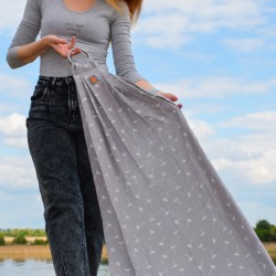 Муселинов слинг с халки (ринг слинг) Nashsling - Soft Dandelion (100% памук)